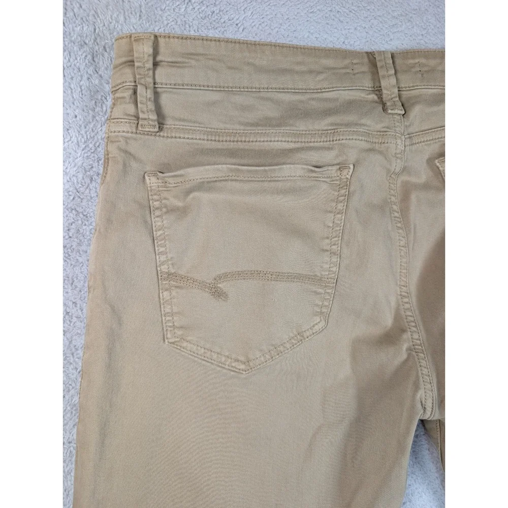 Mavi Zach Straight Leg Pants Mens 36x34 Tan Khaki Cotton Blend Stretch Casual